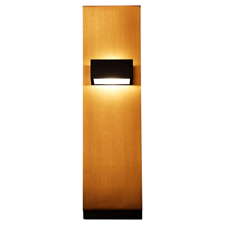 DARIO  Wall Sconce -3000k- Black/Aged Brass