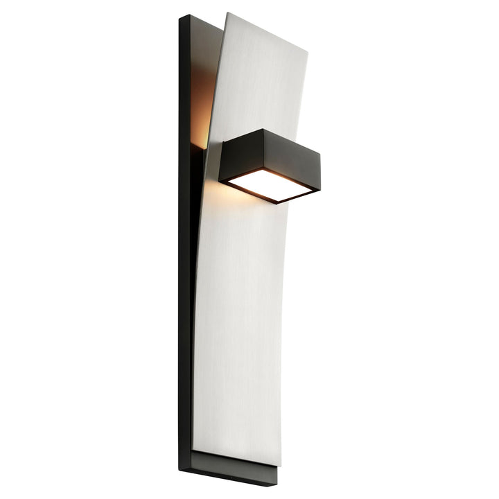 DARIO  Wall Sconce -2700k- Black/Satin Nickel