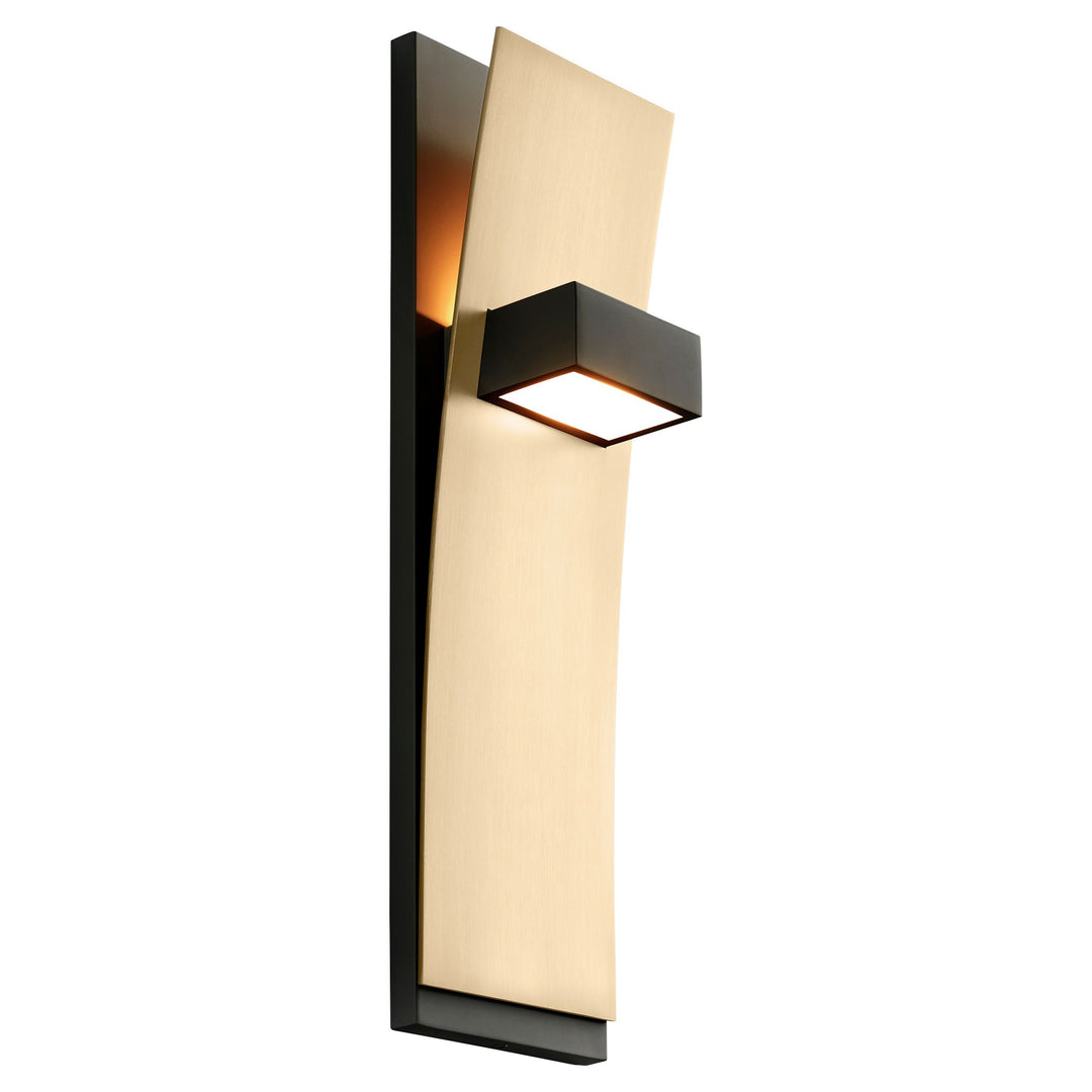 DARIO  Wall Sconce -4000k- Black/Aged Brass