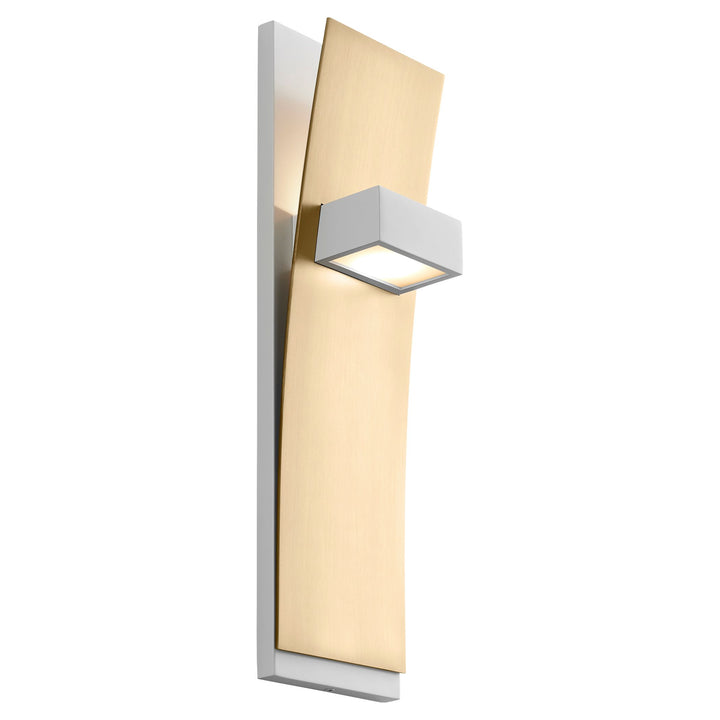 DARIO  Wall Sconce -4000k- White/Aged Brass
