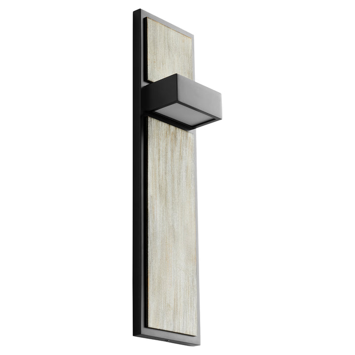 GUAPO  Wall Sconce -3000k- Black/Weathered Oak