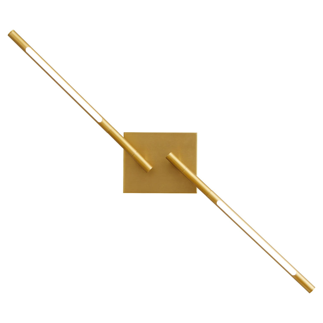 PALILLOS Two Light CCT Wall Mount - Aged Brass