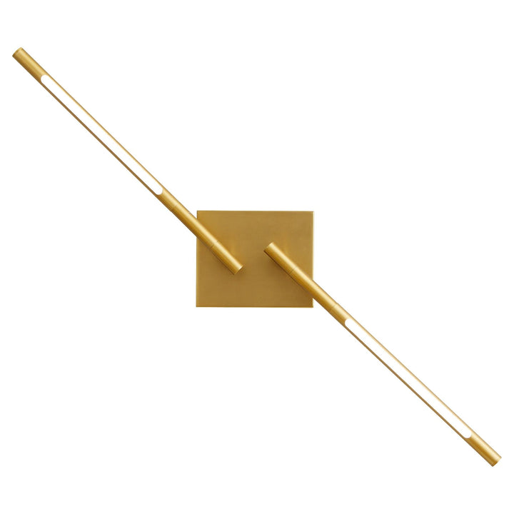 PALILLOS Two Light CCT Wall Mount - Aged Brass