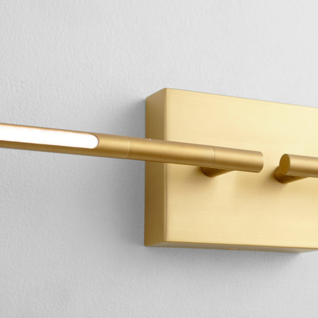 PALILLOS Two Light CCT Wall Mount - Aged Brass