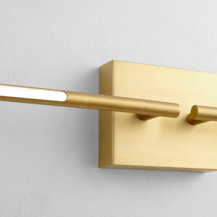 PALILLOS Two Light CCT Wall Mount - Aged Brass