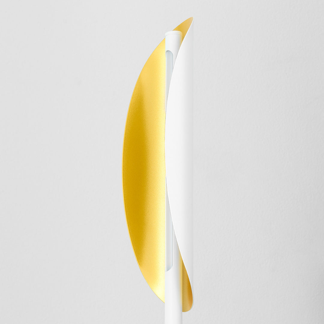 PIVOT CCT Wall Mount - White/Aged Brass