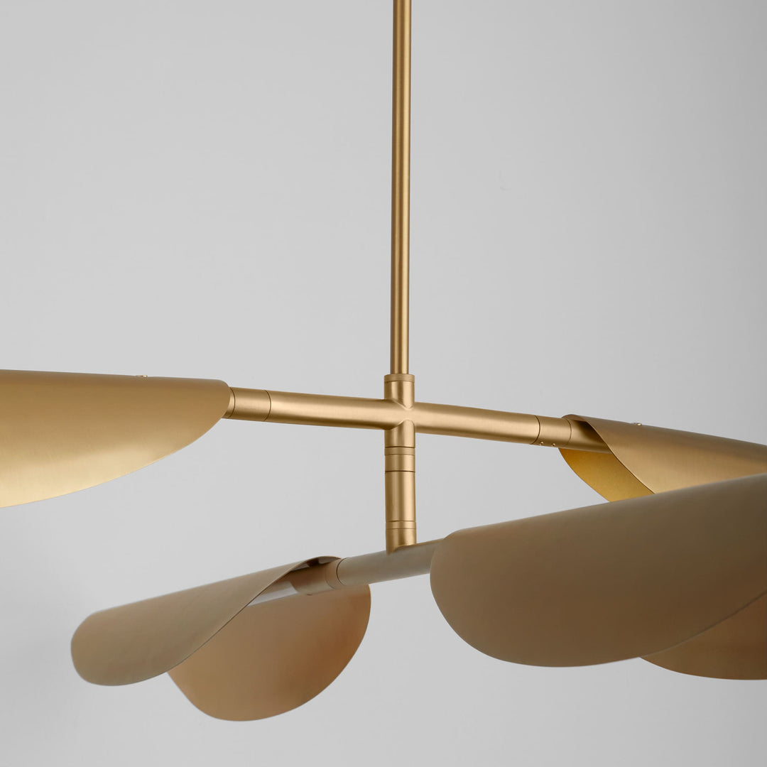 PIVOT CCT Four Light Chandelier - Aged Brass