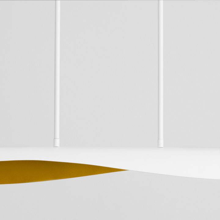 PIVOT CCT Linear - White/Aged Brass