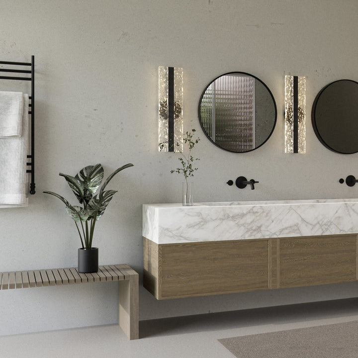 LANDON CCT LED Sconce - Black