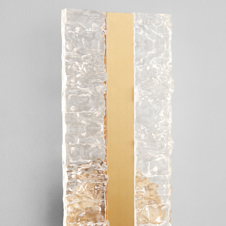 LANDON CCT LED Sconce - Aged Brass