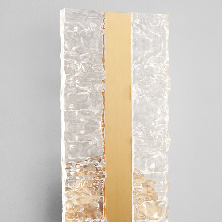 LANDON CCT LED Sconce - Aged Brass