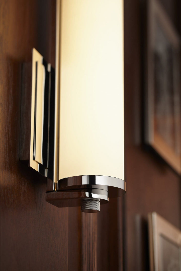 TEMPUS 13" Wall Sconce -3000k- Polished Nickel
