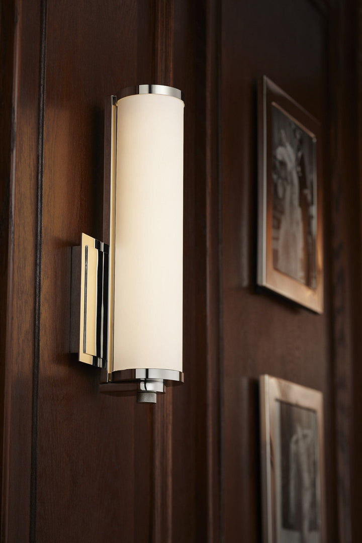 TEMPUS 13" Wall Sconce -3000k- Polished Nickel
