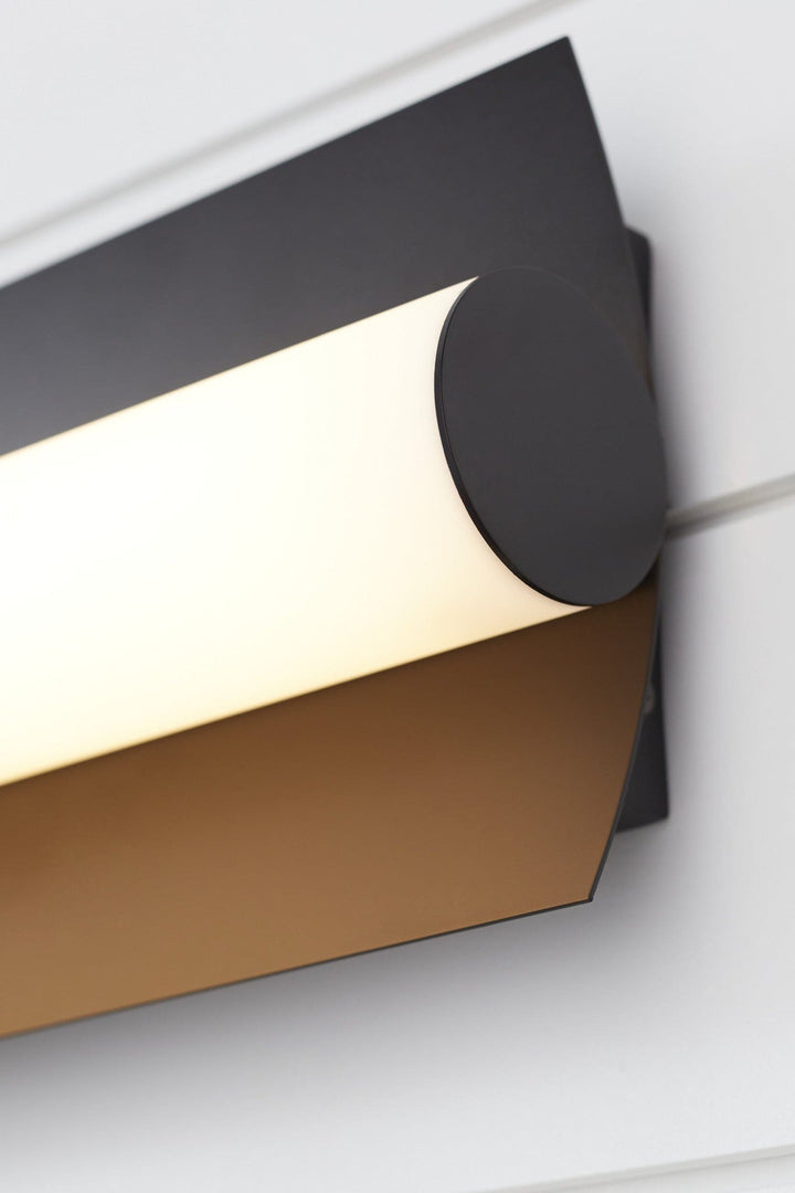 WAVE 13" Wall Sconce -3000k- Black