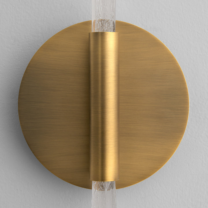 MANHATTAN Two Light 5CCT Sconce - Brushed Brass