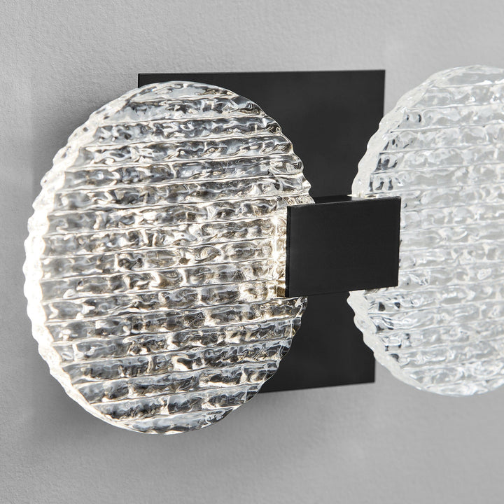 AXIOM Two Light CCT Wall Mount - Black