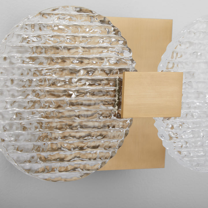 AXIOM Two Light CCT Wall Mount - Aged Brass