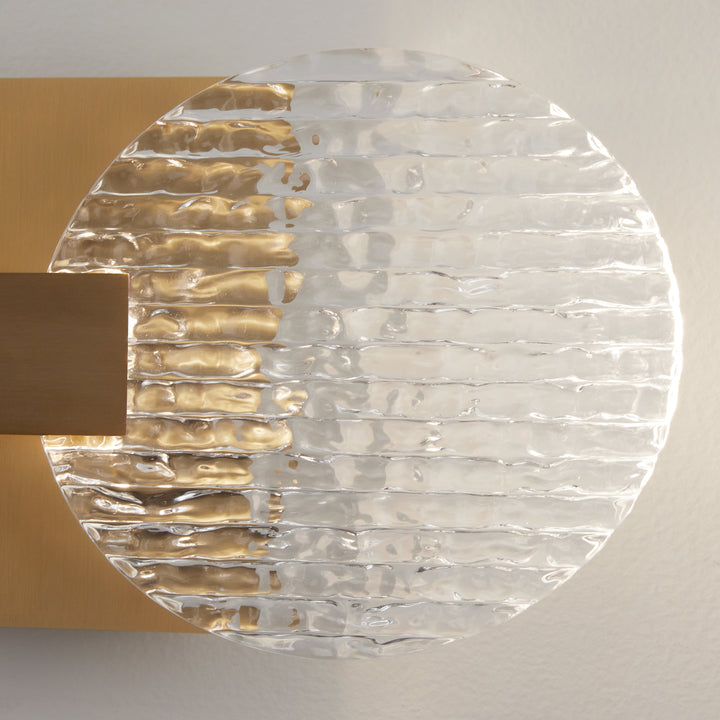AXIOM Two Light CCT Wall Mount - Aged Brass