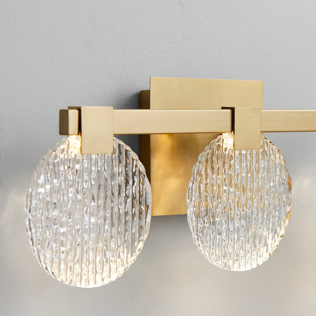 AXIOM Three Light CCT Vanity - Aged Brass