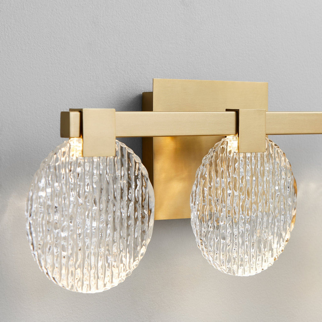 AXIOM Three Light CCT Vanity - Aged Brass