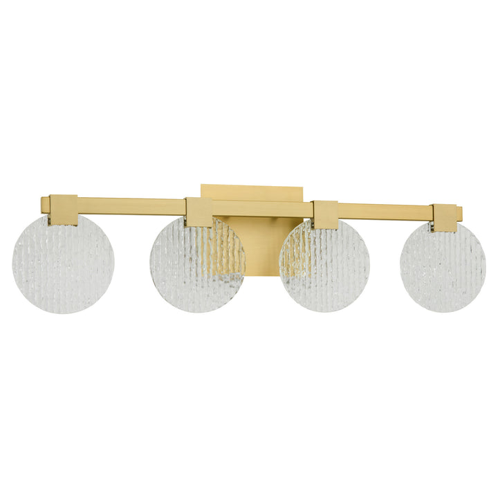 AXIOM Four Light CCT Vanity - Aged Brass