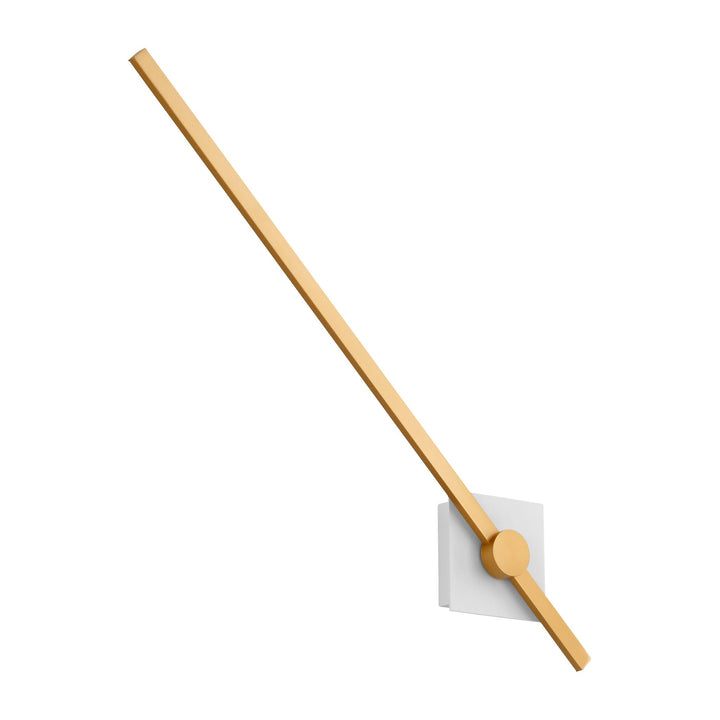 ZORA 32" Wall Sconce -3000k- White/Industrial Brass