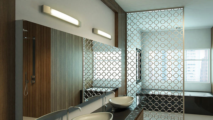 APOLLO 36" Two 21 Watt Vanity - Satin Nickel