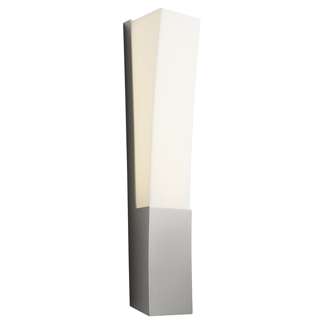 CRESCENT Large Wall Sconce -4000k- Satin Nickel