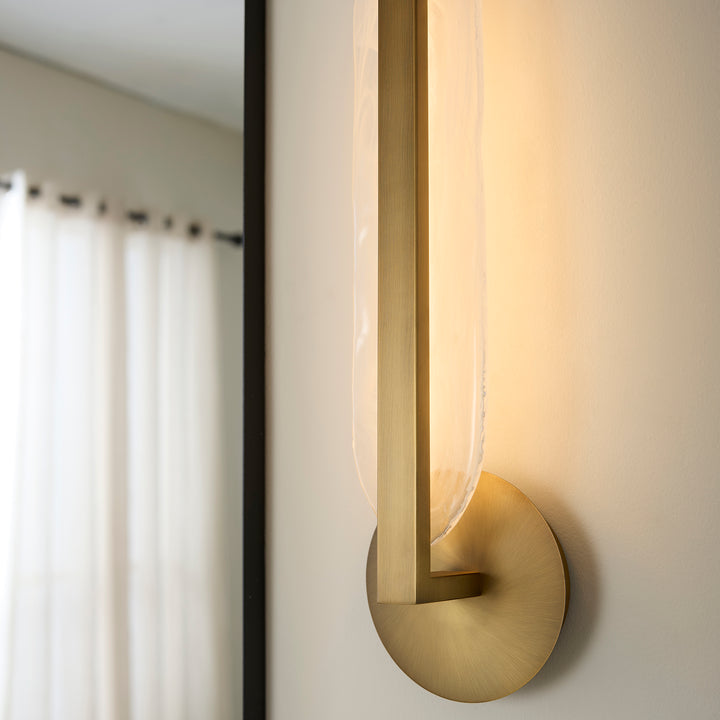 AVIAN 1 Light 5 CCT Sconce - Brushed Brass