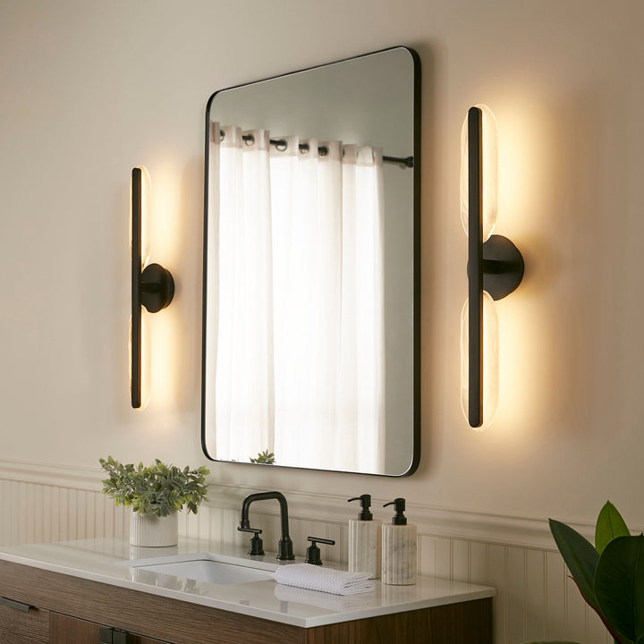 AVIAN 2 Light 5 CCT Vanity - Black