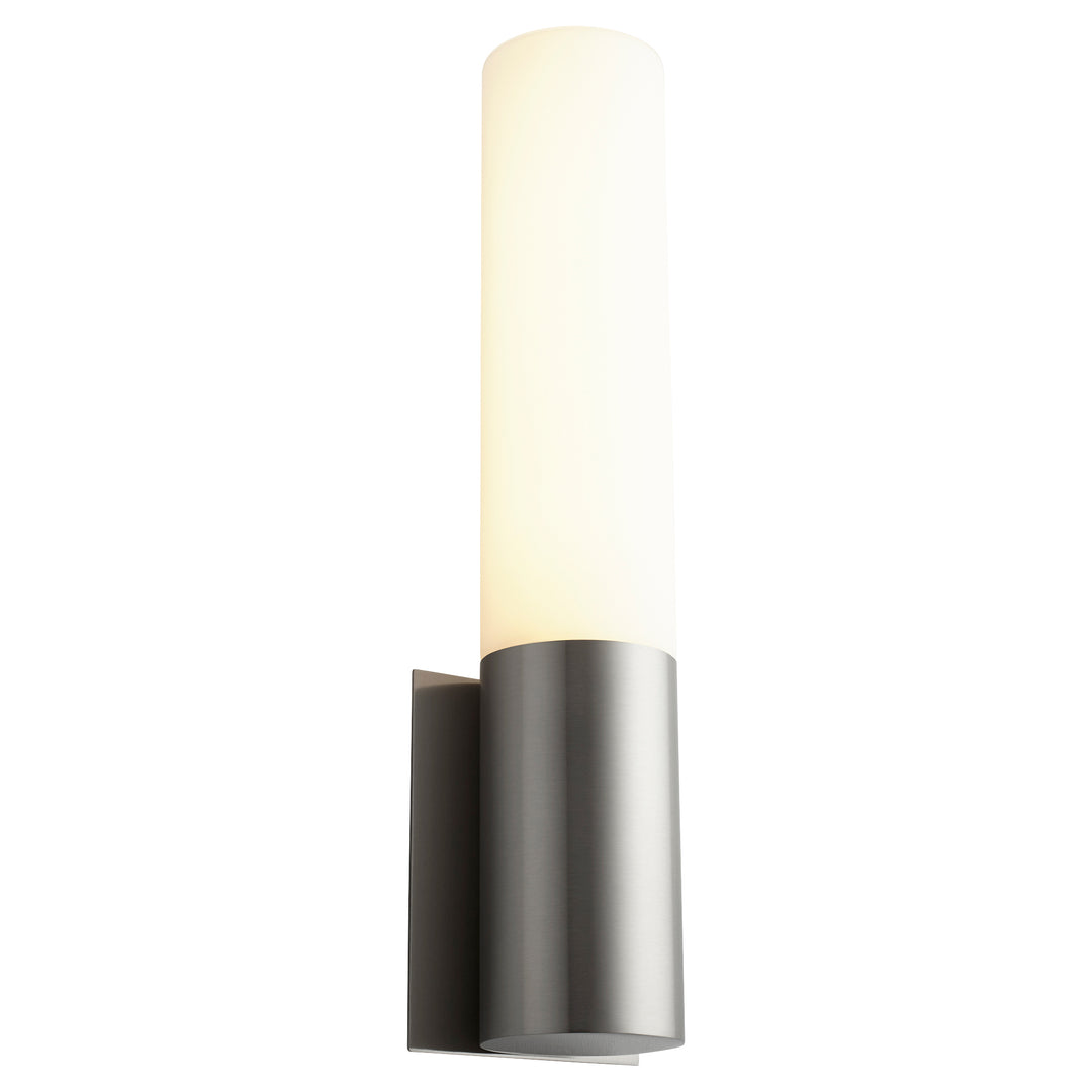 MAGNUM Glass Wall Sconce - Satin Nickel