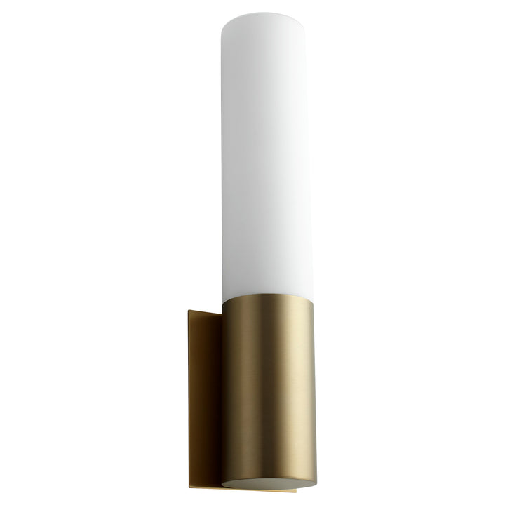 MAGNUM Glass Wall Sconce -3000k- Aged Brass