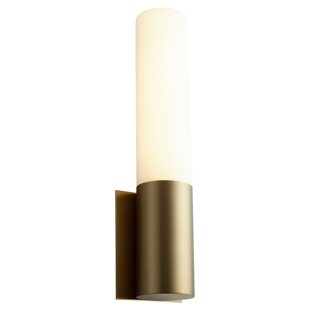 MAGNUM Glass Wall Sconce -3500k- Aged Brass