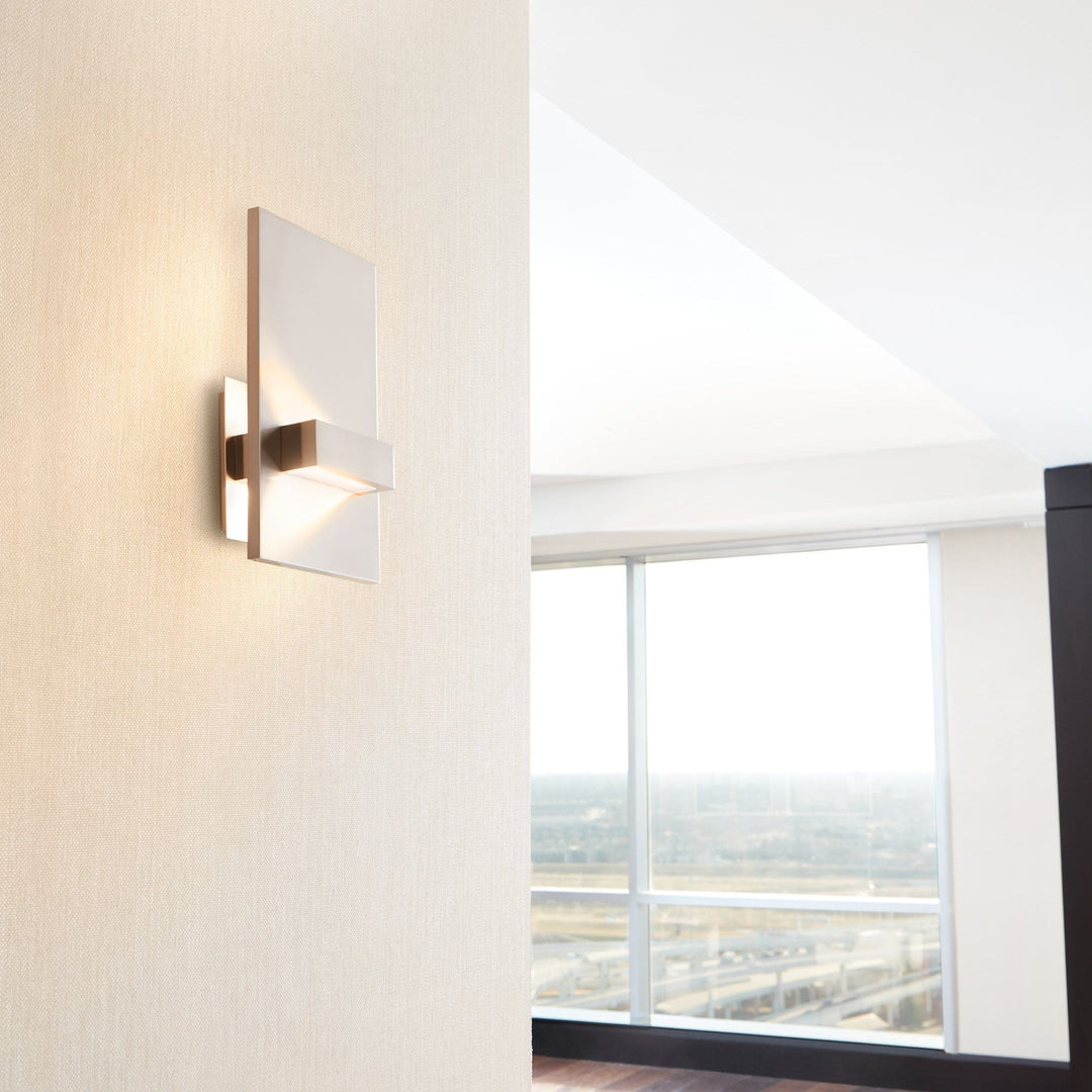 VELA Wall Sconce -3000k- Satin Nickel
