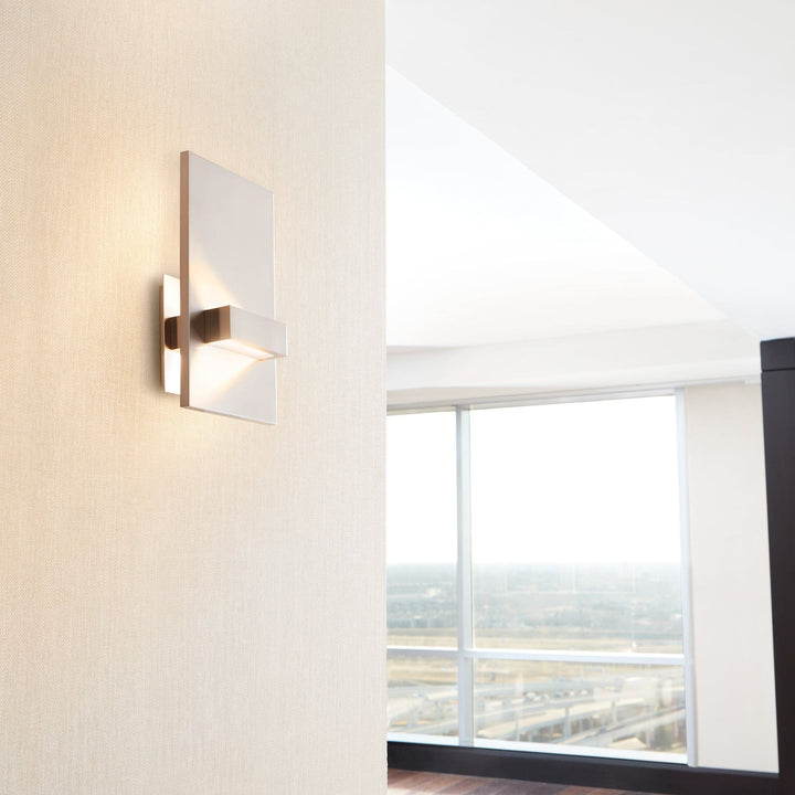 VELA Wall Sconce -3000k- Satin Nickel