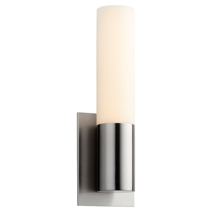 MAGNETA Glass Wall Sconce -3000k- Satin Nickel