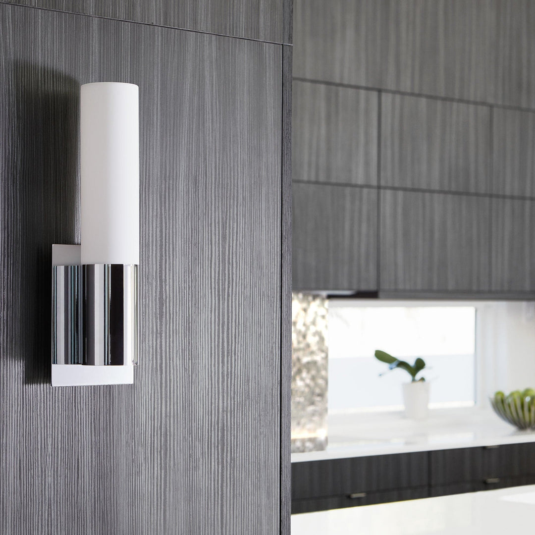 MAGNETA Acrylic Wall Sconce -3000k- Satin Nickel