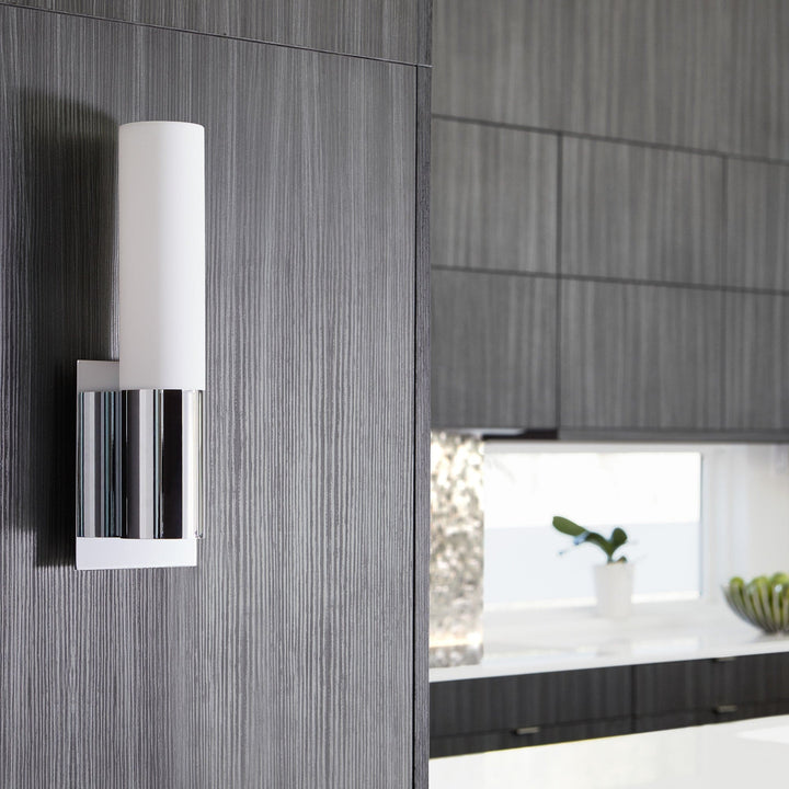 MAGNETA Acrylic Wall Sconce -3000k- Satin Nickel