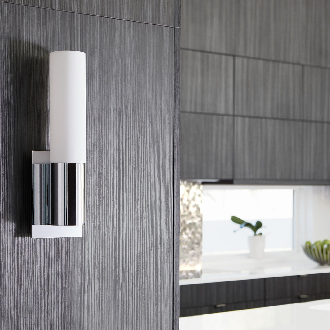 MAGNETA Acrylic Wall Sconce -3000k- Satin Nickel
