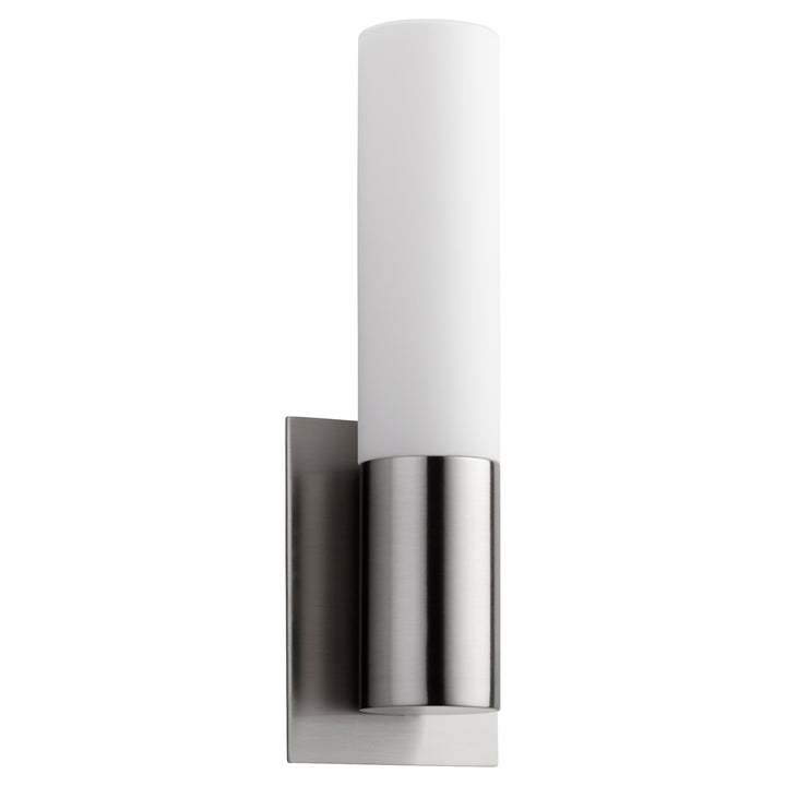 MAGNETA Glass Wall Sconce -2700k- Satin Nickel