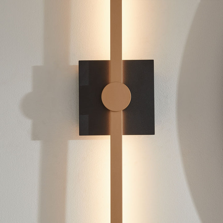 ZORA 24" Vanity -3000k- Black/Industrial Brass
