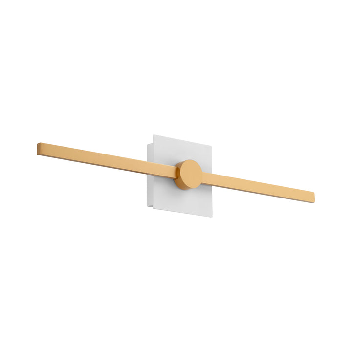 ZORA 24" Vanity -3000k- White/Industrial Brass