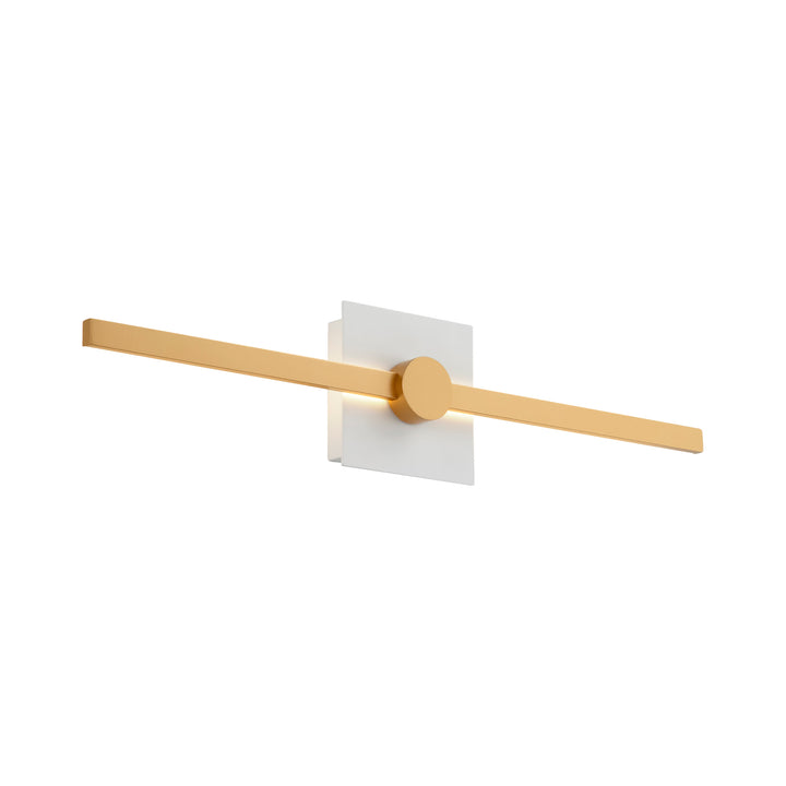 ZORA 24" Vanity -3000k- White/Industrial Brass