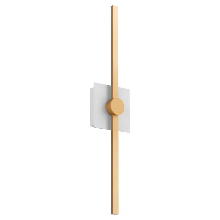 ZORA 24" Vanity -3000k- White/Industrial Brass