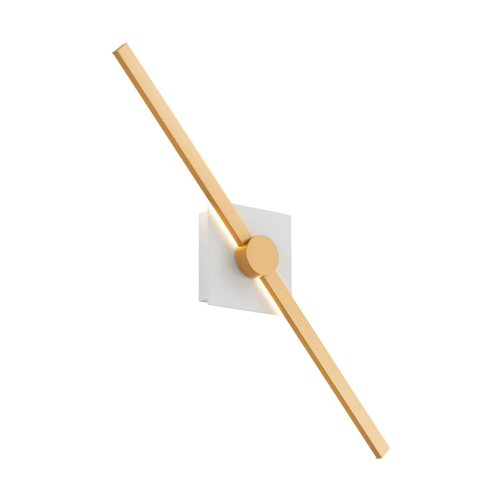 ZORA 24" Vanity -3000k- White/Industrial Brass