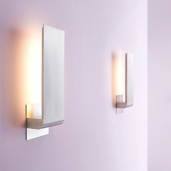 HALO Small Wall Sconce -3000k- Satin Nickel