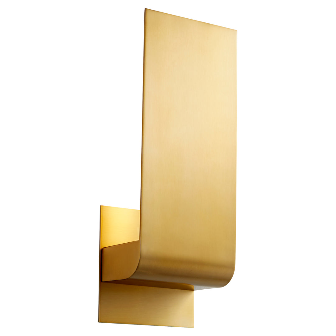 HALO Small Wall Sconce -3500k- Aged Brass