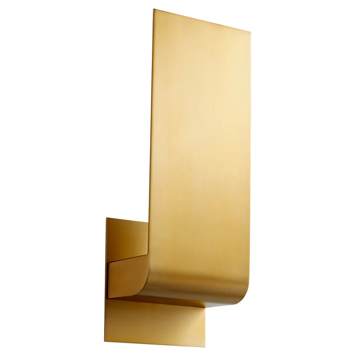 HALO Small Wall Sconce -3000k- Aged Brass