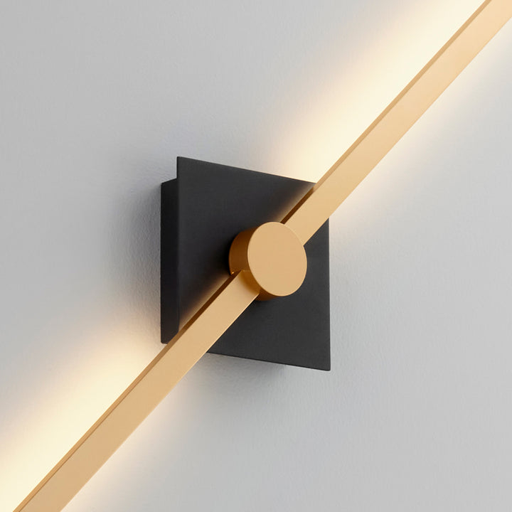 ZORA 32" Vanity -3000k- Black/Industrial Brass