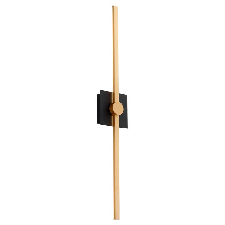 ZORA 32" Vanity -3000k- Black/Industrial Brass